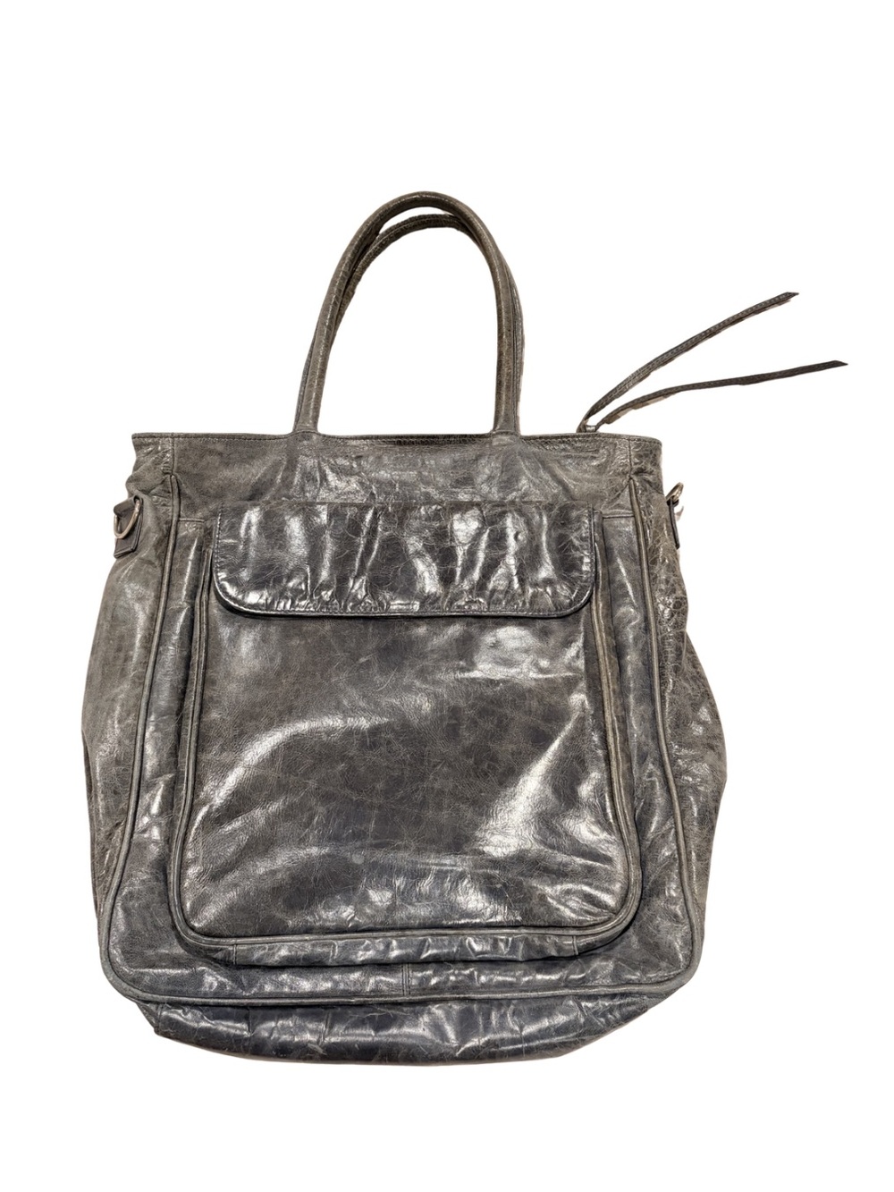 Green Latigo Leather Tote Bag